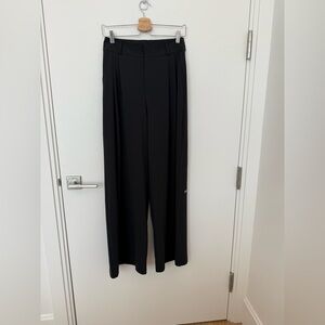 ALO Yoga Black High-Waist Dreamscape Trouser (Regular)